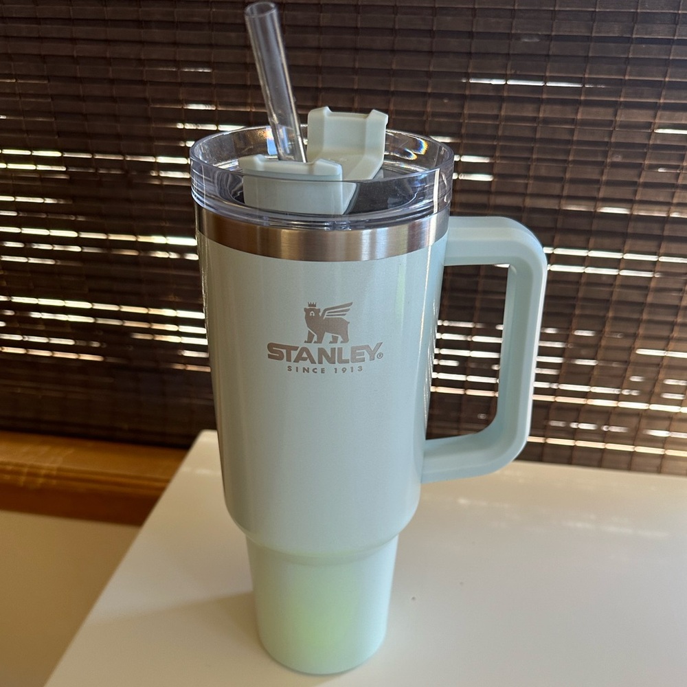Like New 40 oz Stanley Spearmint Pearlescent